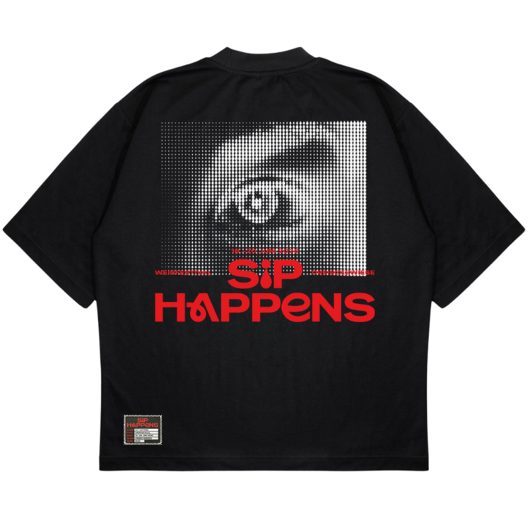 SIP HAPPENS - Shirt black 2026