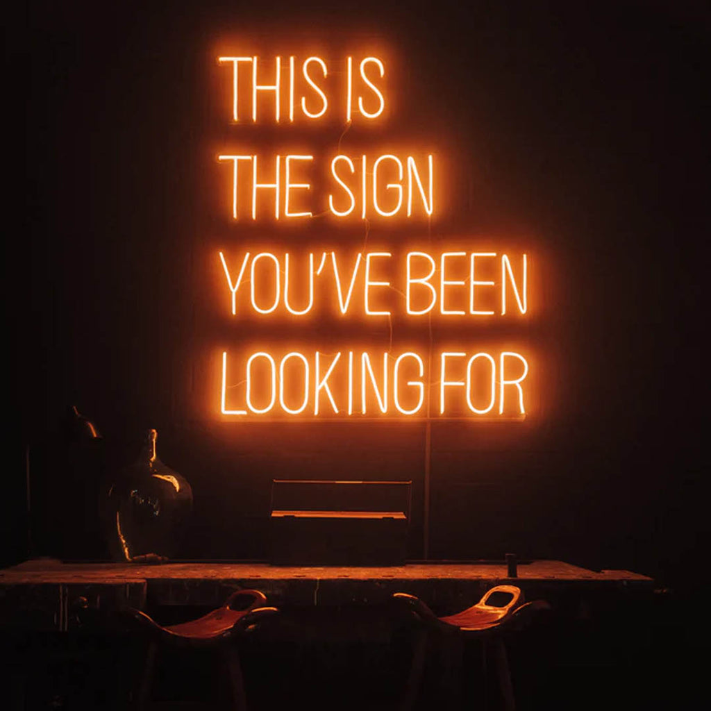 This is the sign you've been looking for!